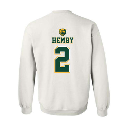 Baylor - NCAA Acrobatics & Tumbling : Charlyze Hemby - National Champions Shersey Crewneck Sweatshirt-1