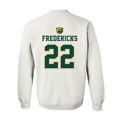 Baylor - NCAA Acrobatics & Tumbling : Leah Fredericks - National Champions Shersey Crewneck Sweatshirt-1