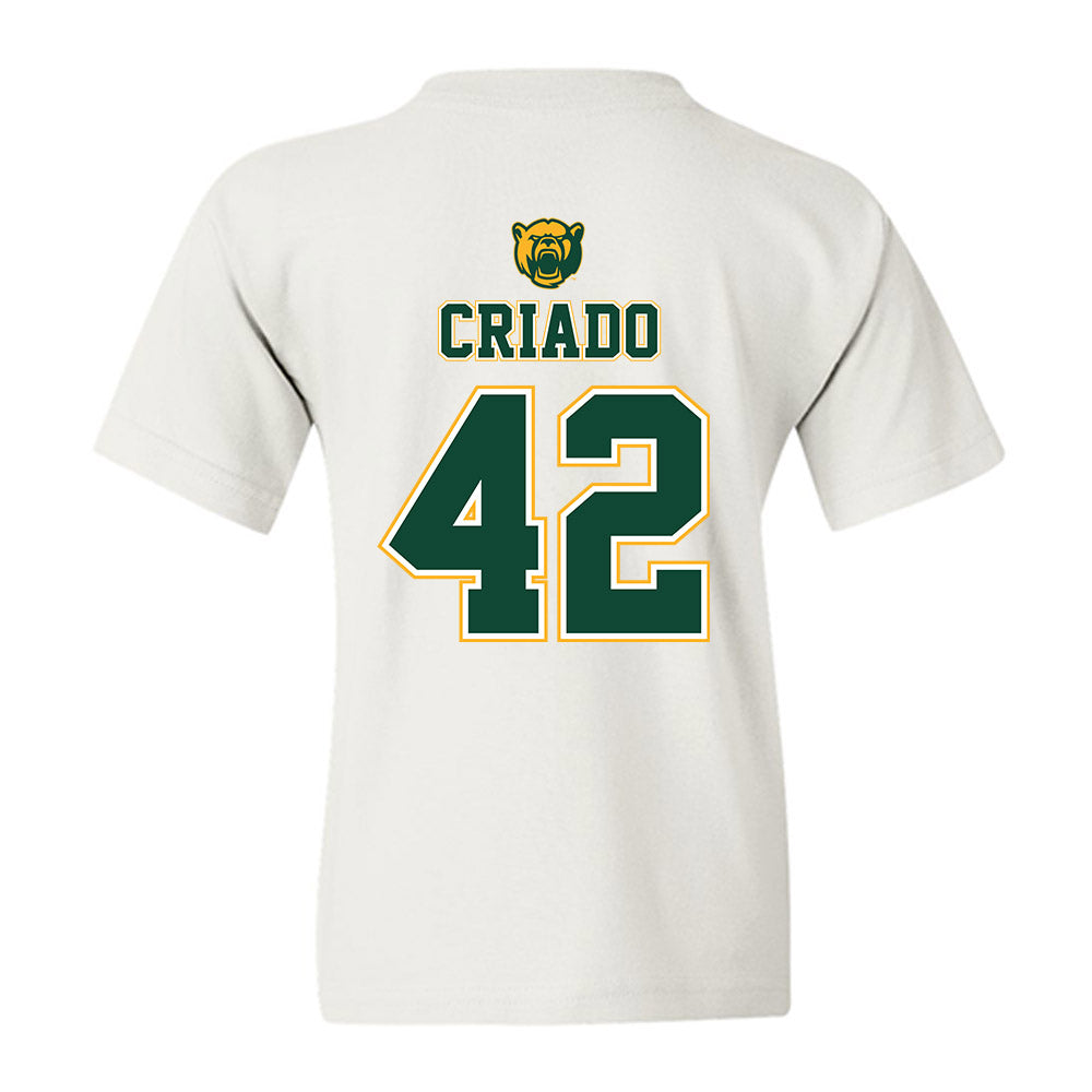 Baylor - NCAA Acrobatics & Tumbling : Sofia Criado - National Champions Shersey Youth T-Shirt-1