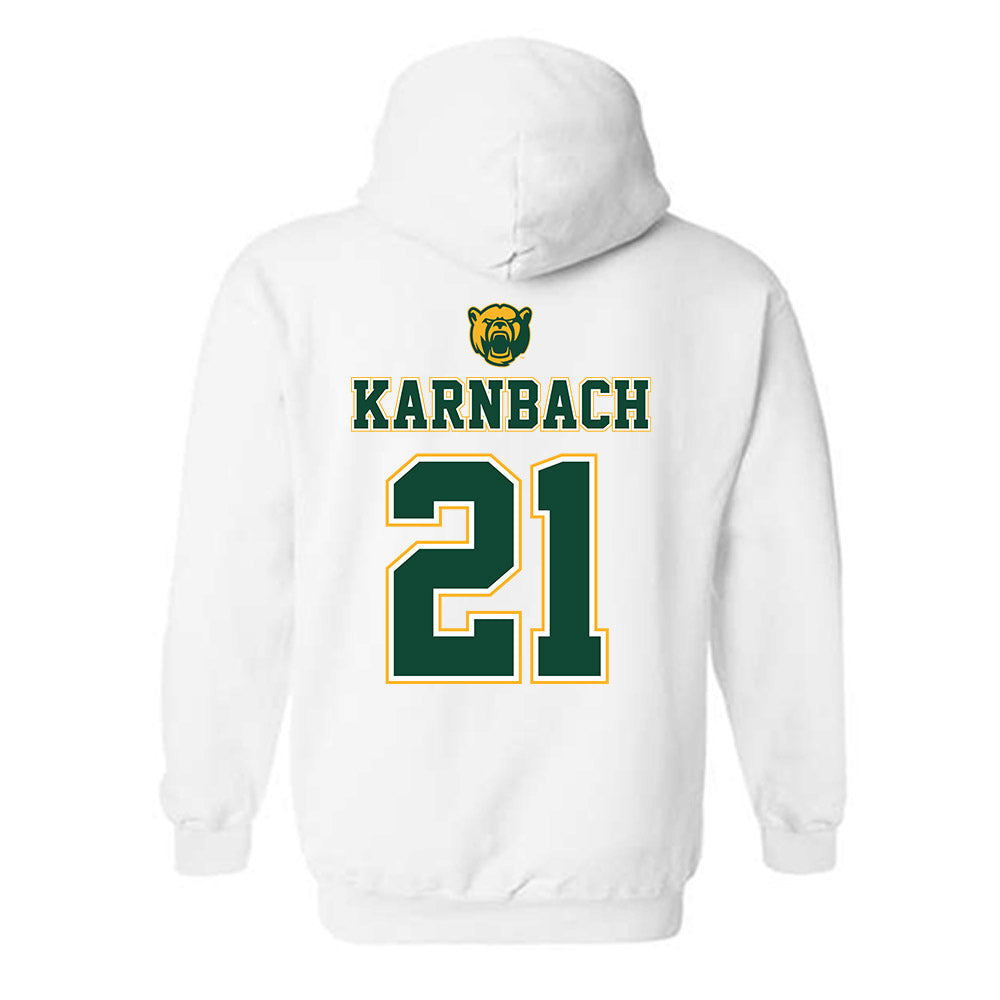 Baylor - NCAA Acrobatics & Tumbling : Cassandra Karnbach - National Champions Shersey Hooded Sweatshirt-1