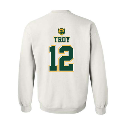 Baylor - NCAA Acrobatics & Tumbling : Ava Troy - National Champions Shersey Crewneck Sweatshirt-1