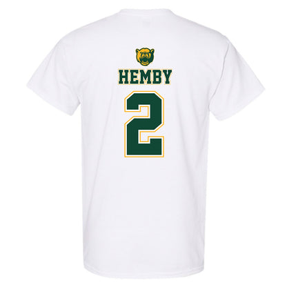 Baylor - NCAA Acrobatics & Tumbling : Charlyze Hemby - National Champions Shersey T-Shirt-1