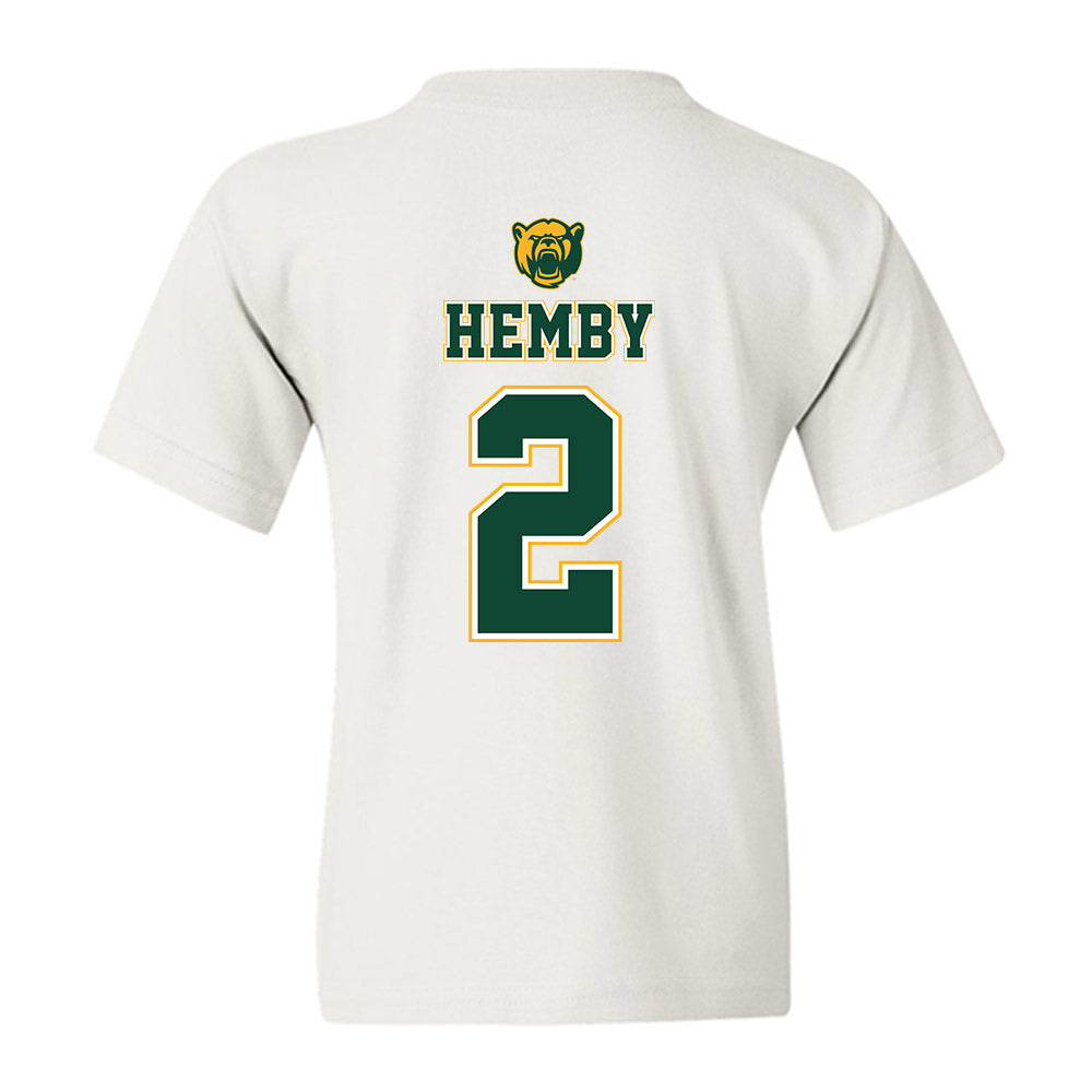 Baylor - NCAA Acrobatics & Tumbling : Charlyze Hemby - National Champions Shersey Youth T-Shirt-1
