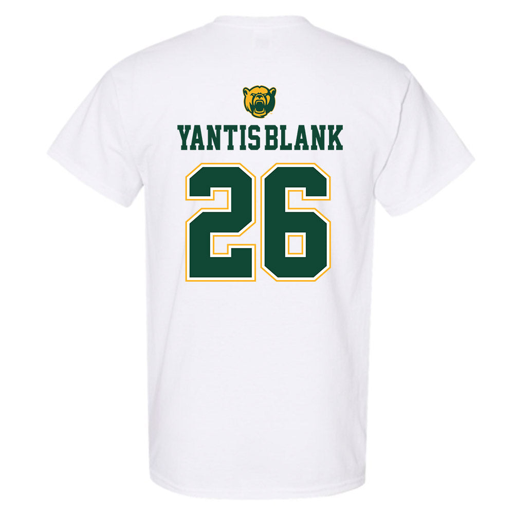 Baylor - NCAA Acrobatics & Tumbling : Kailey Yantis-Blank - National Champions Shersey T-Shirt-1