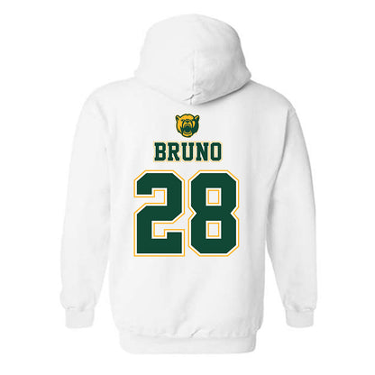 Baylor - NCAA Acrobatics & Tumbling : Carleigh Bruno - National Champions Shersey Hooded Sweatshirt-1