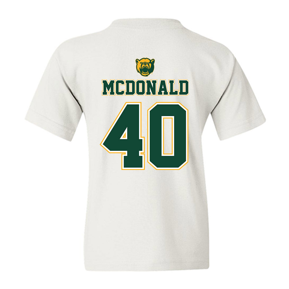 Baylor - NCAA Acrobatics & Tumbling : Leavy McDonald - National Champions Shersey Youth T-Shirt-1