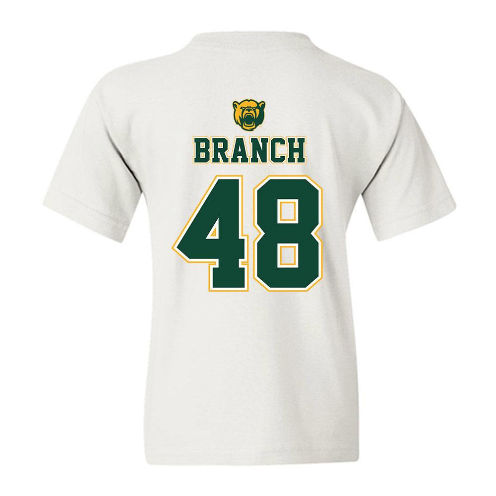 Baylor - NCAA Acrobatics & Tumbling : D'Ahni Branch - National Champions Shersey Youth T-Shirt-1