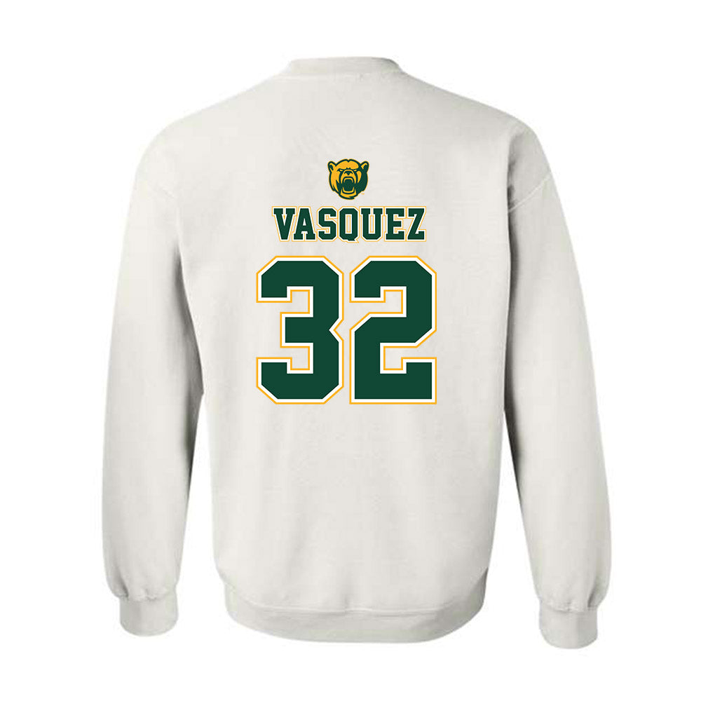 Baylor - NCAA Acrobatics & Tumbling : Makayla Vasquez - National Champions Shersey Crewneck Sweatshirt-1