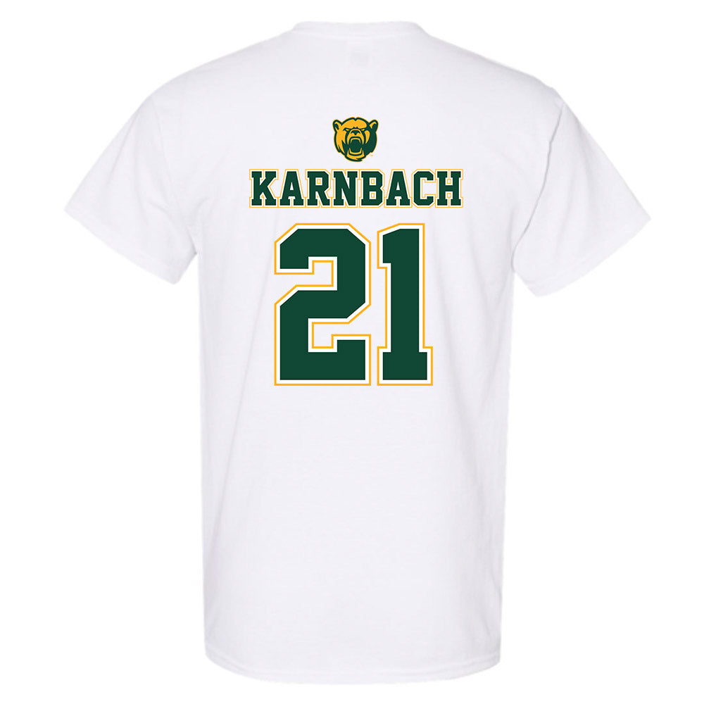 Baylor - NCAA Acrobatics & Tumbling : Cassandra Karnbach - National Champions Shersey T-Shirt-1