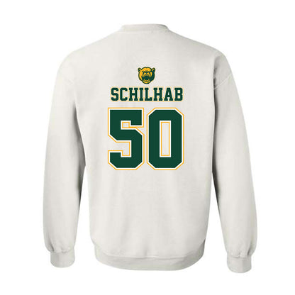 Baylor - NCAA Acrobatics & Tumbling : Kensey Schilhab - National Champions Shersey Crewneck Sweatshirt-1