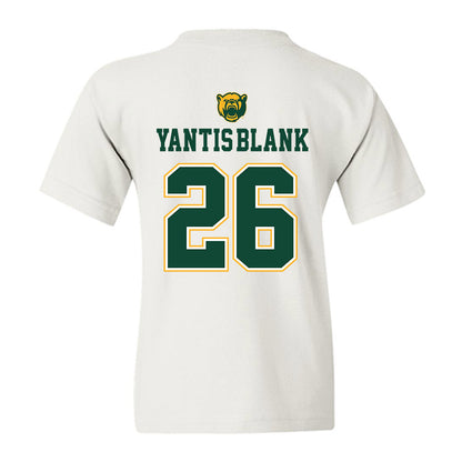 Baylor - NCAA Acrobatics & Tumbling : Kailey Yantis-Blank - National Champions Shersey Youth T-Shirt-1