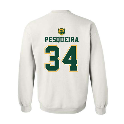 Baylor - NCAA Acrobatics & Tumbling : Olivia Pesqueira - National Champions Shersey Crewneck Sweatshirt-1
