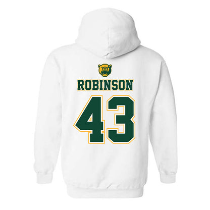 Baylor - NCAA Acrobatics & Tumbling : Kelsey Robinson - National Champions Shersey Hooded Sweatshirt-1