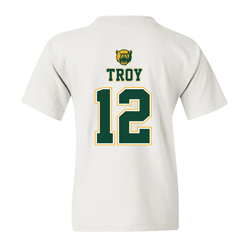 Baylor - NCAA Acrobatics & Tumbling : Ava Troy - National Champions Shersey Youth T-Shirt-1