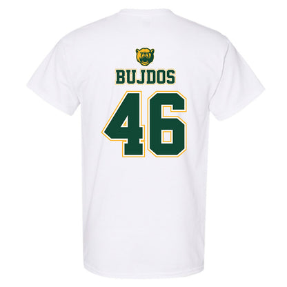 Baylor - NCAA Acrobatics & Tumbling : PJ Bujdos - National Champions Shersey T-Shirt-1