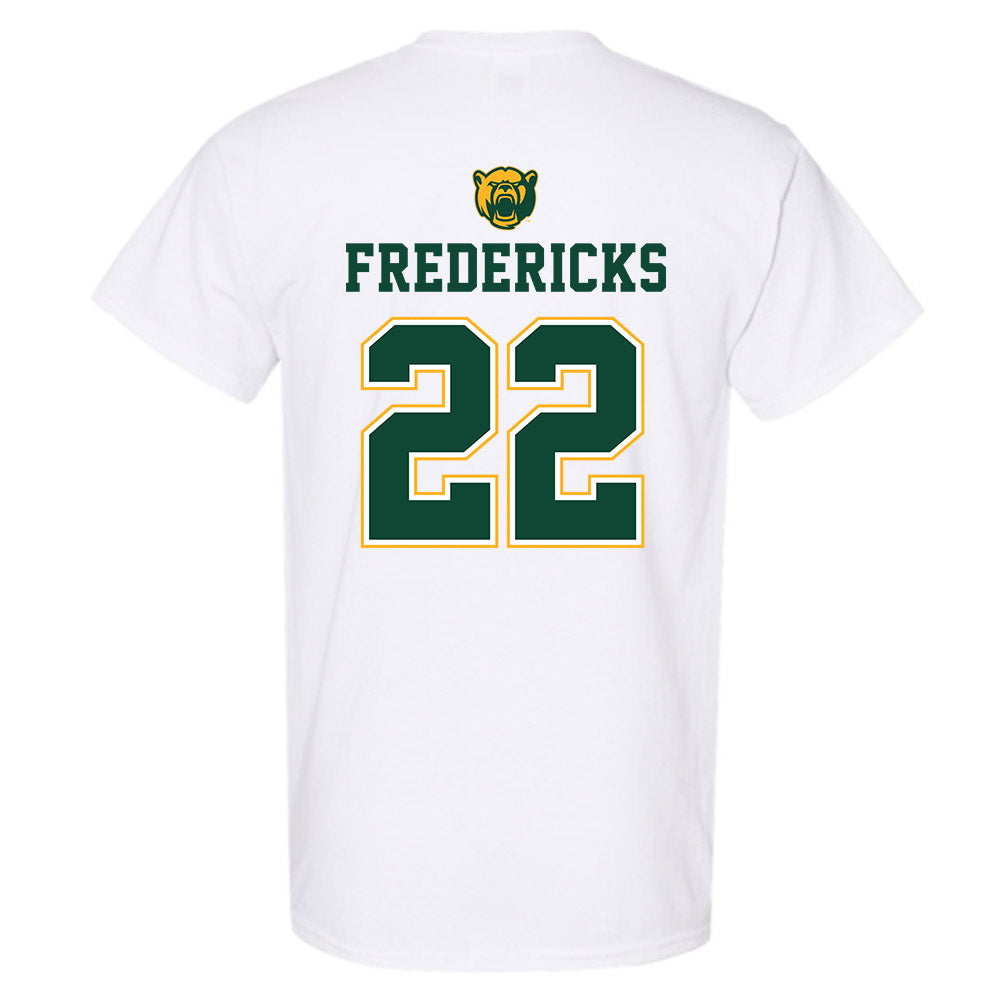 Baylor - NCAA Acrobatics & Tumbling : Leah Fredericks - National Champions Shersey T-Shirt-1