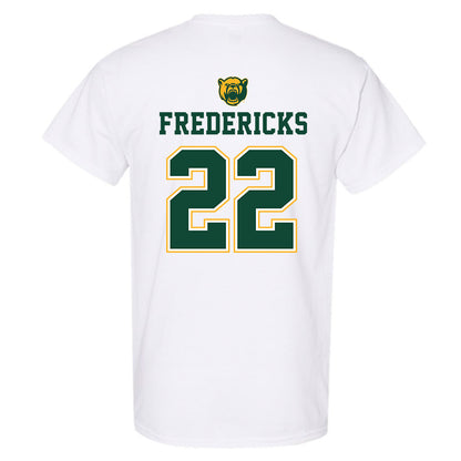 Baylor - NCAA Acrobatics & Tumbling : Leah Fredericks - National Champions Shersey T-Shirt-1