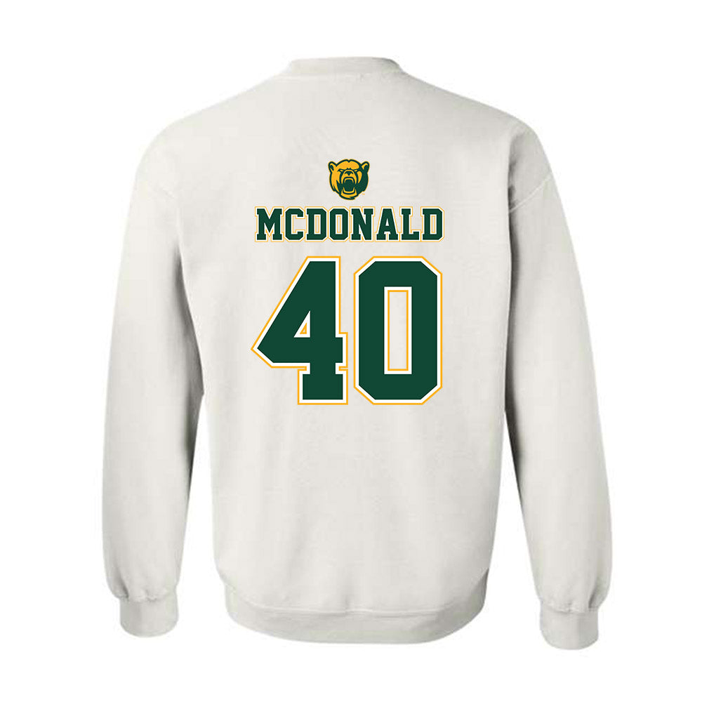 Baylor - NCAA Acrobatics & Tumbling : Leavy McDonald - National Champions Shersey Crewneck Sweatshirt-1