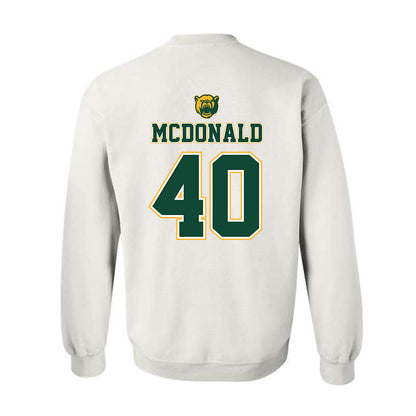 Baylor - NCAA Acrobatics & Tumbling : Leavy McDonald - National Champions Shersey Crewneck Sweatshirt-1