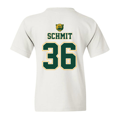 Baylor - NCAA Acrobatics & Tumbling : Novalee Schmit - National Champions Shersey Youth T-Shirt-1