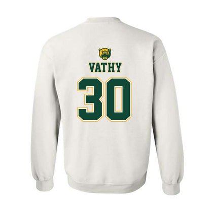 Baylor - NCAA Acrobatics & Tumbling : Gabriella Vathy - National Champions Shersey Crewneck Sweatshirt-1