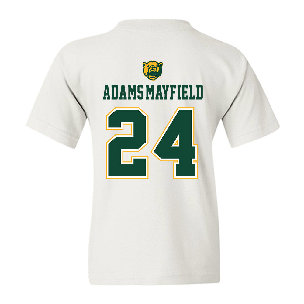 Baylor - NCAA Acrobatics & Tumbling : Aaliyah Adams-Mayfield - National Champions Shersey Youth T-Shirt-1