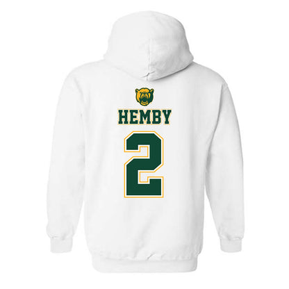 Baylor - NCAA Acrobatics & Tumbling : Charlyze Hemby - National Champions Shersey Hooded Sweatshirt-1