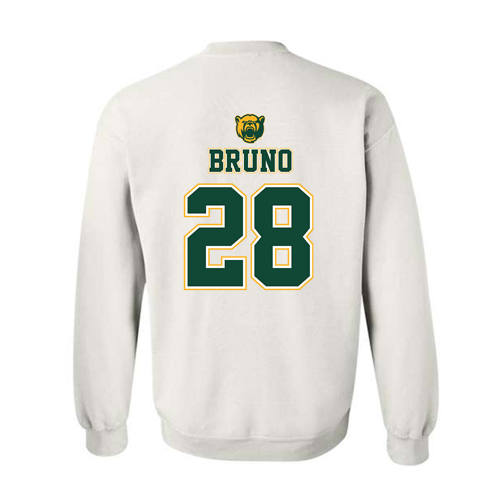 Baylor - NCAA Acrobatics & Tumbling : Carleigh Bruno - National Champions Shersey Crewneck Sweatshirt-1