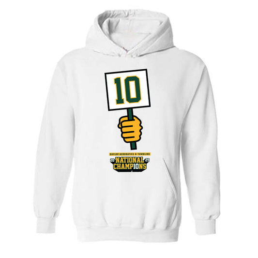 Baylor - NCAA Acrobatics & Tumbling : Ava Troy - National Champions Shersey Hooded Sweatshirt-0