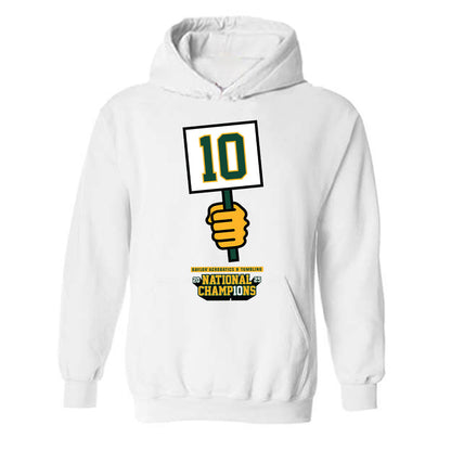 Baylor - NCAA Acrobatics & Tumbling : D'Ahni Branch - National Champions Shersey Hooded Sweatshirt-0