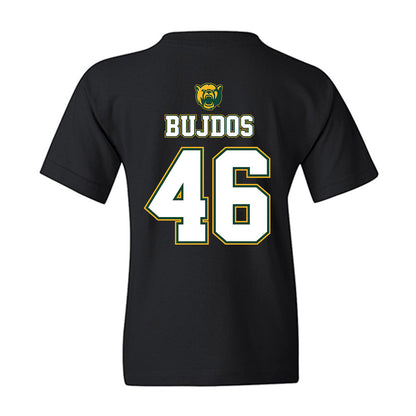 Baylor - NCAA Acrobatics & Tumbling : PJ Bujdos - National Champions Shersey Youth T-Shirt-1