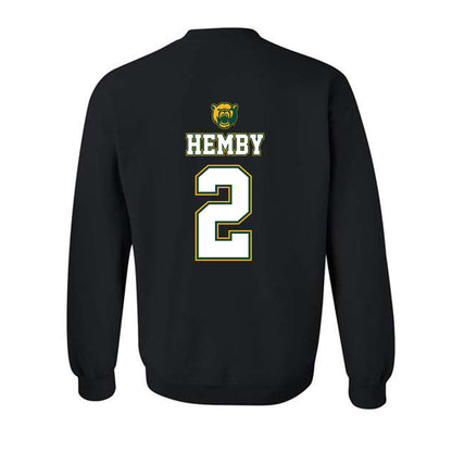 Baylor - NCAA Acrobatics & Tumbling : Charlyze Hemby - National Champions Shersey Crewneck Sweatshirt-1