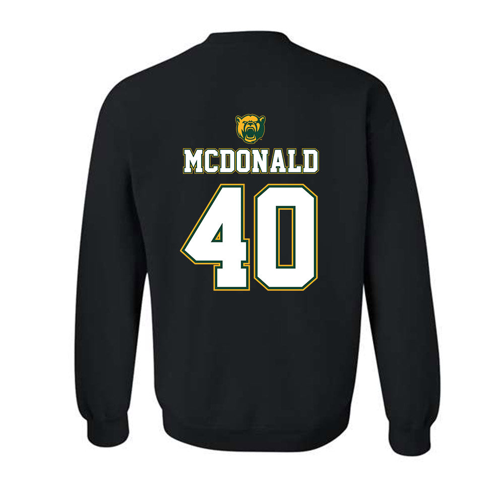 Baylor - NCAA Acrobatics & Tumbling : Leavy McDonald - National Champions Shersey Crewneck Sweatshirt-1