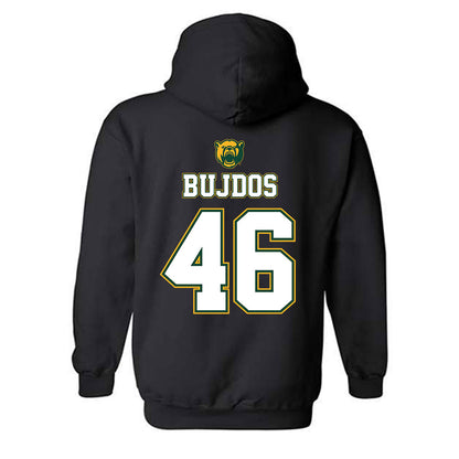 Baylor - NCAA Acrobatics & Tumbling : PJ Bujdos - National Champions Shersey Hooded Sweatshirt-1