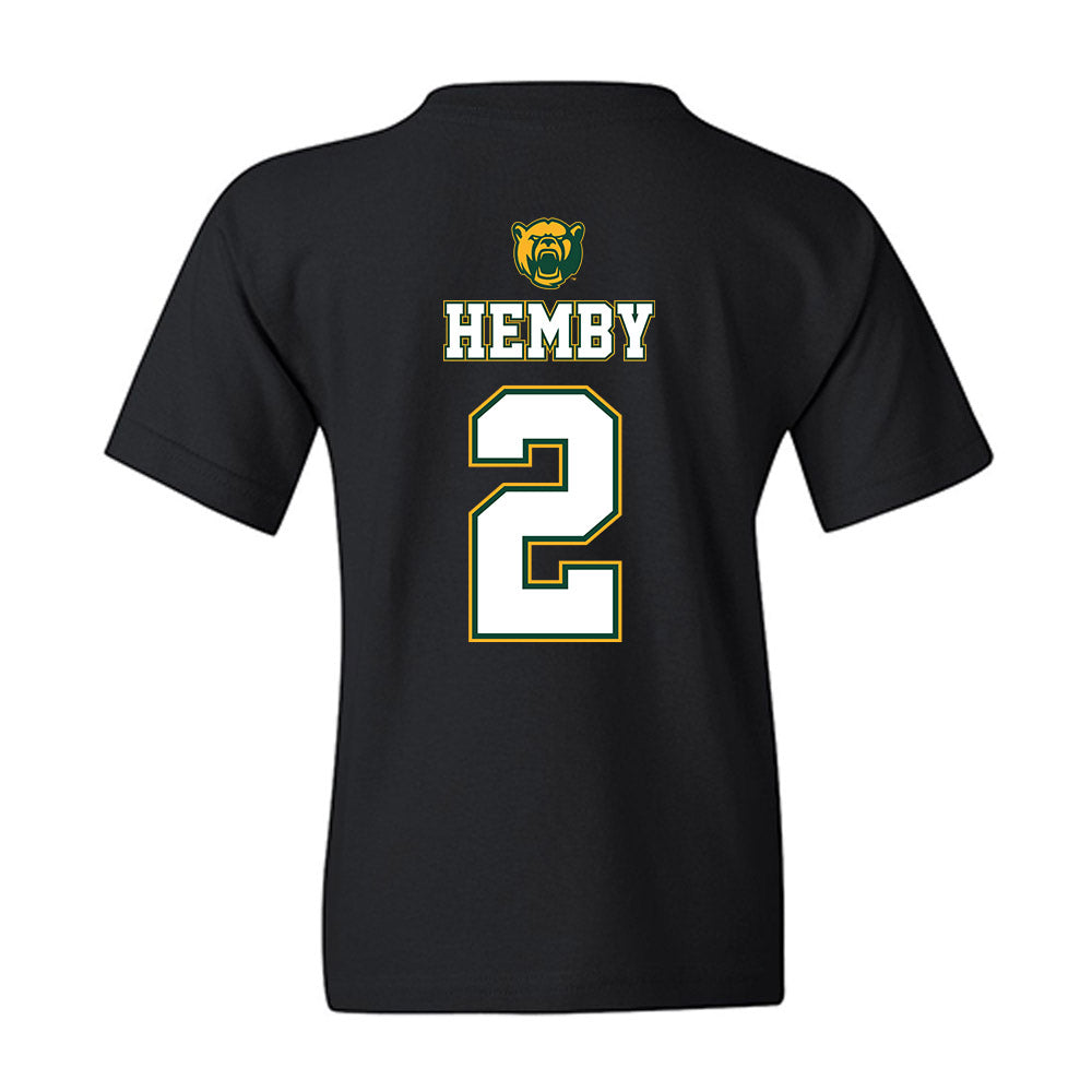 Baylor - NCAA Acrobatics & Tumbling : Charlyze Hemby - National Champions Shersey Youth T-Shirt-1