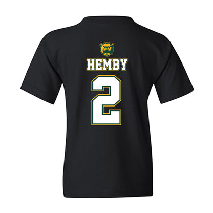 Baylor - NCAA Acrobatics & Tumbling : Charlyze Hemby - National Champions Shersey Youth T-Shirt-1
