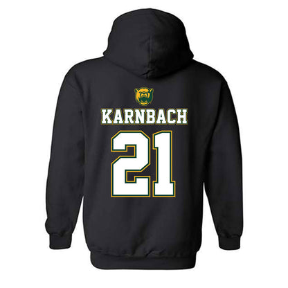 Baylor - NCAA Acrobatics & Tumbling : Cassandra Karnbach - National Champions Shersey Hooded Sweatshirt-1