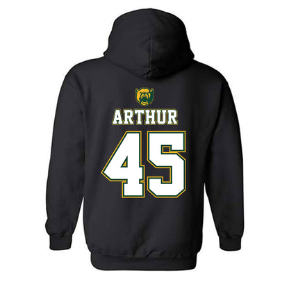 Baylor - NCAA Acrobatics & Tumbling : Mo Arthur - National Champions Shersey Hooded Sweatshirt-1
