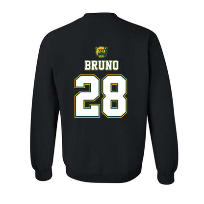 Baylor - NCAA Acrobatics & Tumbling : Carleigh Bruno - National Champions Shersey Crewneck Sweatshirt-1