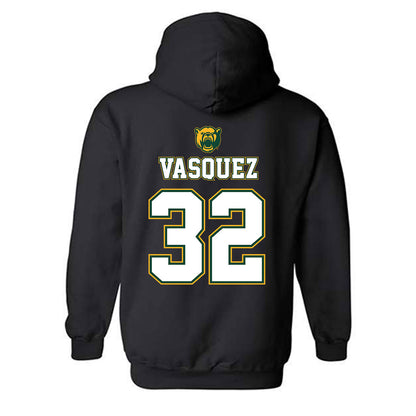 Baylor - NCAA Acrobatics & Tumbling : Makayla Vasquez - National Champions Shersey Hooded Sweatshirt-1