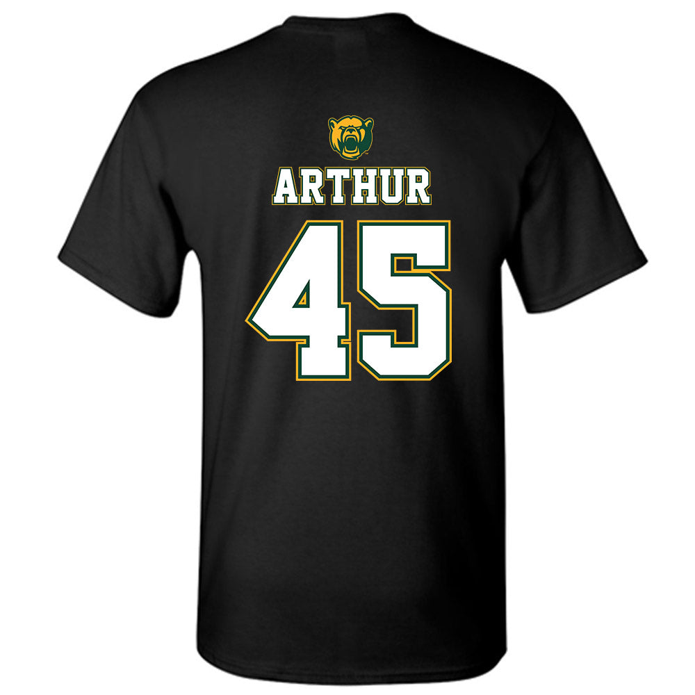 Baylor - NCAA Acrobatics & Tumbling : Mo Arthur - National Champions Shersey T-Shirt-1