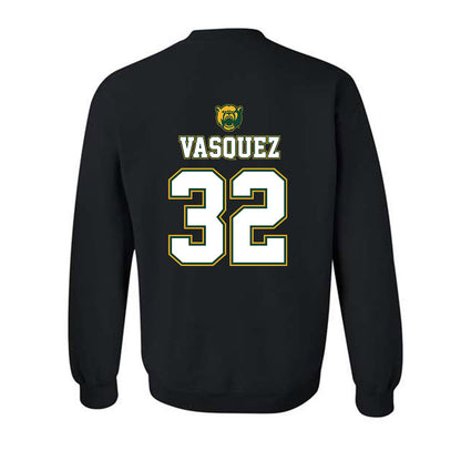 Baylor - NCAA Acrobatics & Tumbling : Makayla Vasquez - National Champions Shersey Crewneck Sweatshirt-1