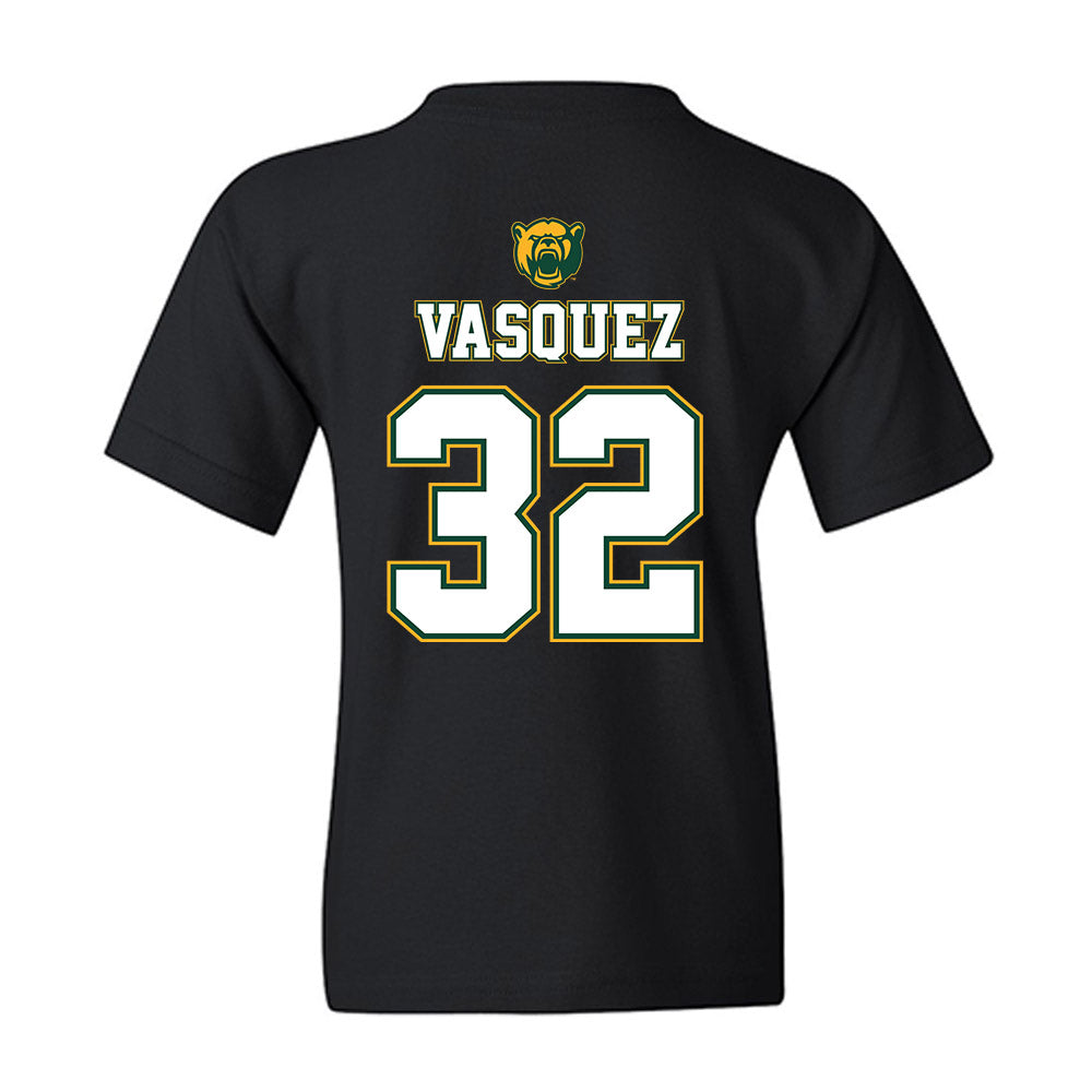Baylor - NCAA Acrobatics & Tumbling : Makayla Vasquez - National Champions Shersey Youth T-Shirt-1