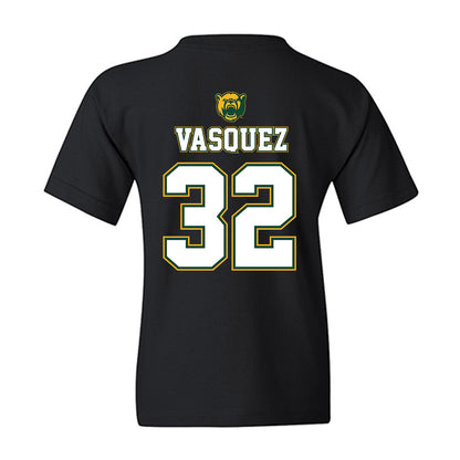Baylor - NCAA Acrobatics & Tumbling : Makayla Vasquez - National Champions Shersey Youth T-Shirt-1