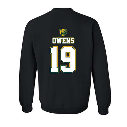 Baylor - NCAA Acrobatics & Tumbling : Lawrence Owens - National Champions Shersey Crewneck Sweatshirt-1