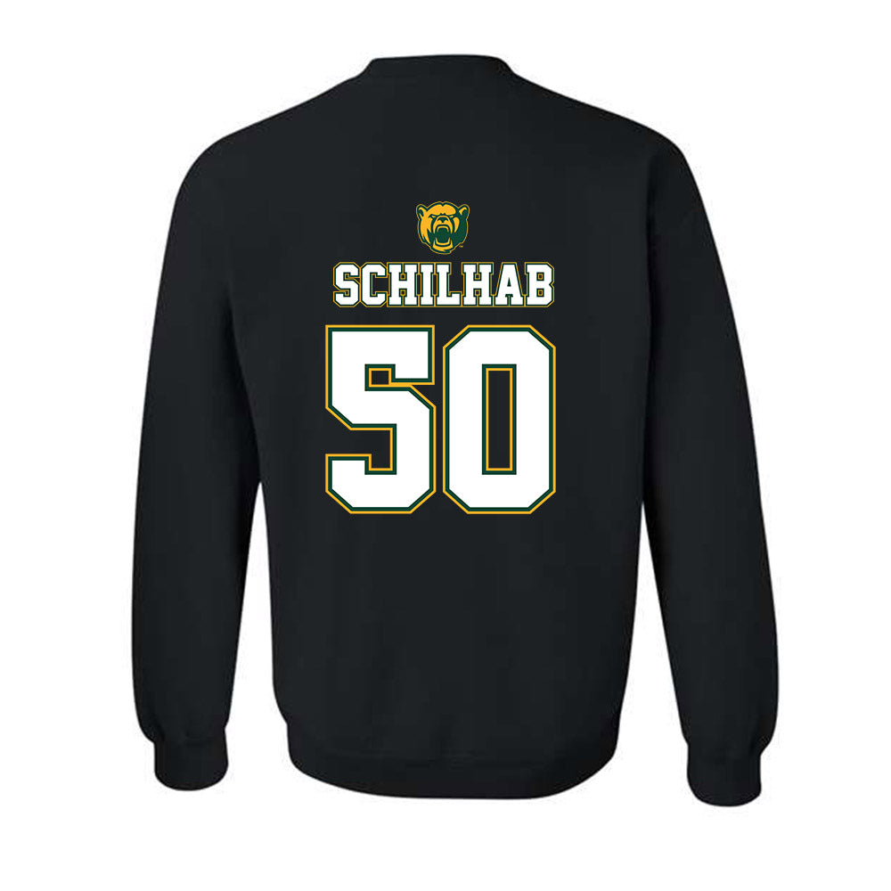 Baylor - NCAA Acrobatics & Tumbling : Kensey Schilhab - National Champions Shersey Crewneck Sweatshirt-1