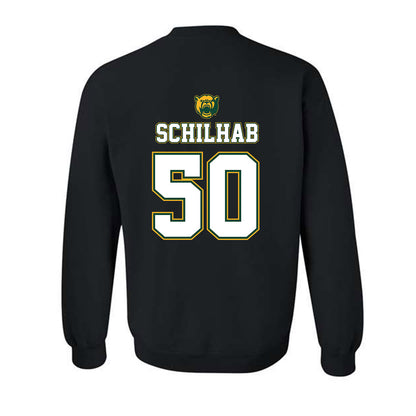 Baylor - NCAA Acrobatics & Tumbling : Kensey Schilhab - National Champions Shersey Crewneck Sweatshirt-1