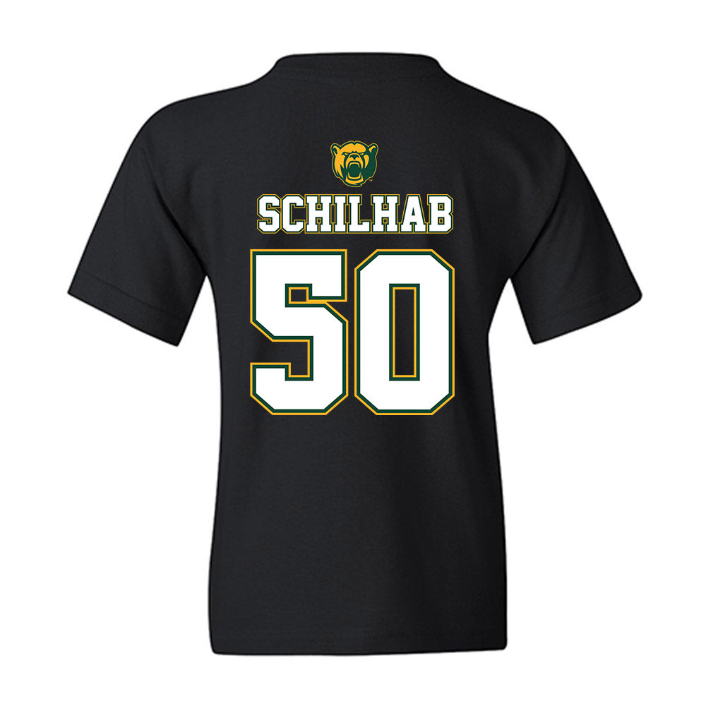 Baylor - NCAA Acrobatics & Tumbling : Kensey Schilhab - National Champions Shersey Youth T-Shirt-1