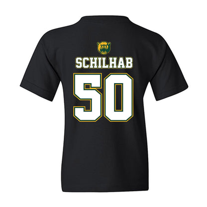 Baylor - NCAA Acrobatics & Tumbling : Kensey Schilhab - National Champions Shersey Youth T-Shirt-1