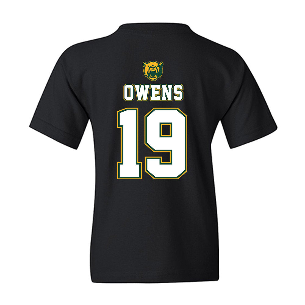 Baylor - NCAA Acrobatics & Tumbling : Lawrence Owens - National Champions Shersey Youth T-Shirt-1